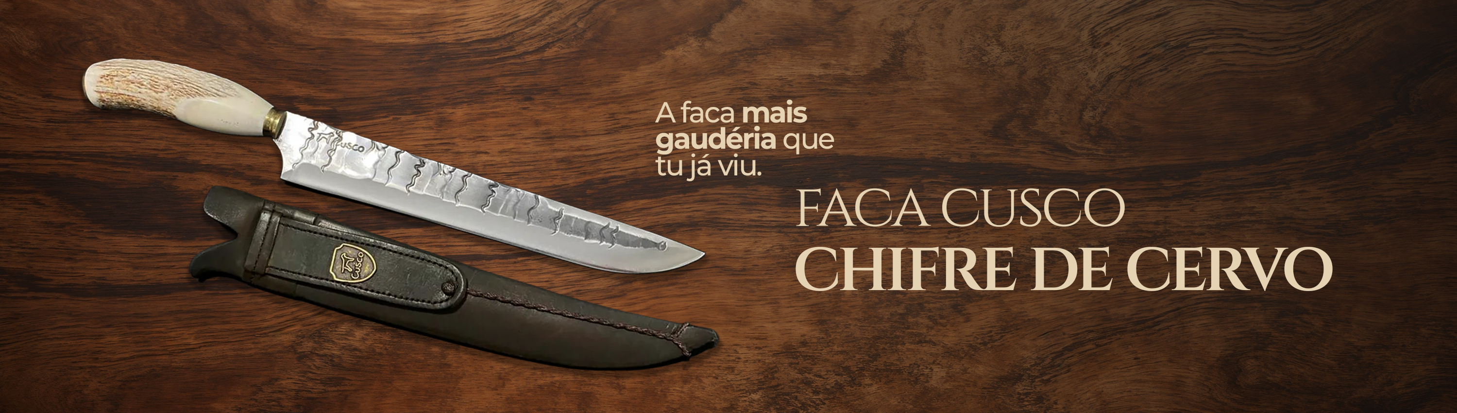 faca chifre de cervo pc